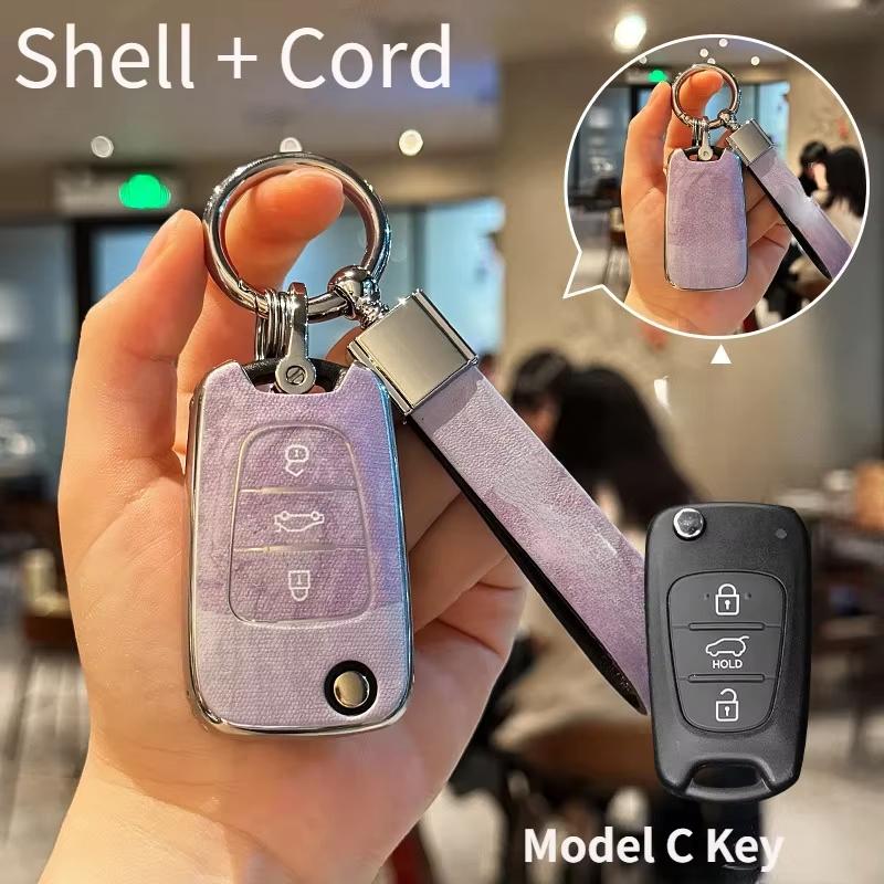 Suitable for Kia TPU key cover marble pattern K3 Sportage R K5/K2Seltos KX3 car key full package protection shell