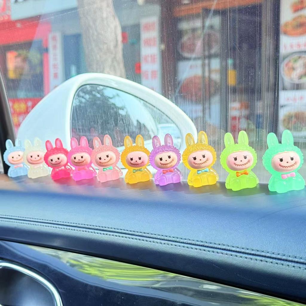 10pcs Car Accessories, Center Console, Car Display Screen, Cute Decoration, Interior Decoration