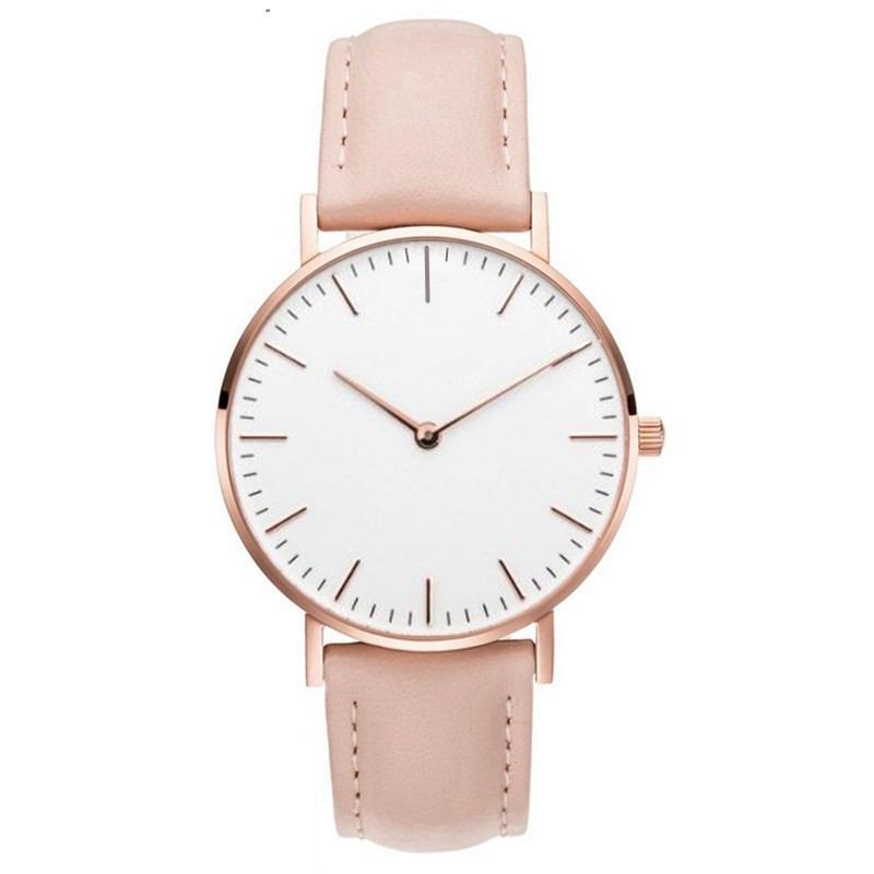 Fashion Women Watches Luxury Metal Dial Leather Belt Analog Ladies Quartz Wrist Watch Simple Casual Female Clock Montre Femme