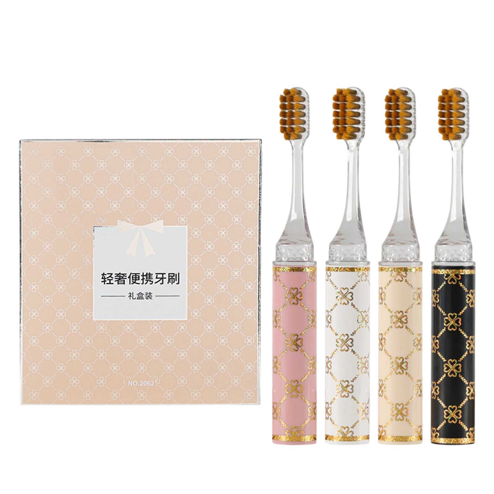 

Удобная зубная щетка с мягкой щетиной для защиты зубов One Size белый