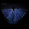 Flexible Polyester Glowing Wings LED Light Up Belly Dance for Adults Kids, Halloween Costume Performance Props Immersive Visual Equipment with