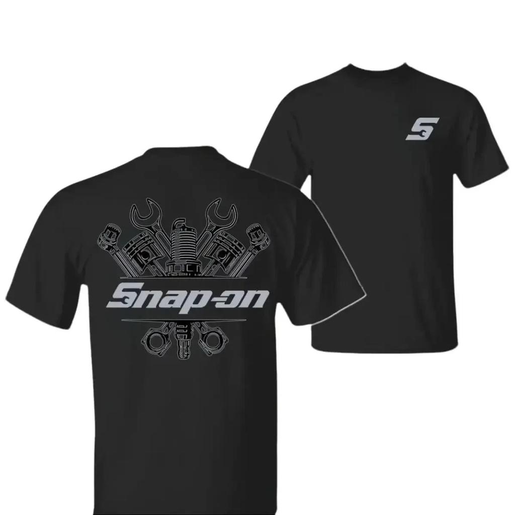 Mechanic Tools Graphic T-Shirt Wrench Piston Garage Racing Tee