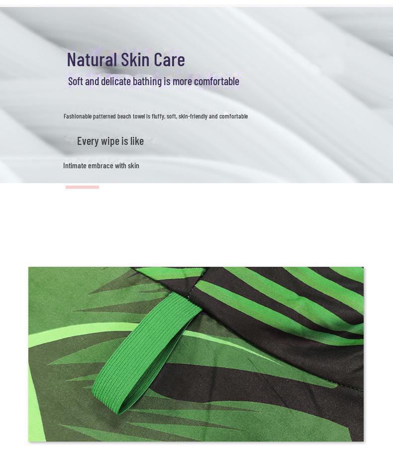 Mehrfarbiger Kapuzen-Schnelltrocknungs-Bademantel Handtuch Umhang für Strand, Pool und Bad