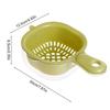 Fruit Strainer Food Draining Basket 2 In 1 Rotatable Strainer Colander with Handle for Washing Cleaning Berries Salad Vegetable