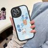 BuBu And DuDu Phone Case For IPhone 16 15 14 11 12 13 Pro Max Plus Back Leather Shell