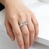 European and American Romantic Hands Than Heart Ring Ins Personalized Design Love Gesture Couple Fashion Internet Celebrity Jewelry
