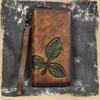 Johnature Vintage Leisure Wallet Card Holder Genuine Leather Long Women Wallets First Layer Cowhide Phone Purses