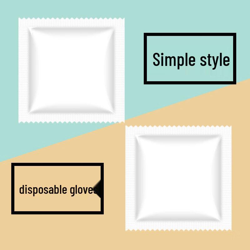 ZISIZ Individually Wrapped Disposable Food Gloves