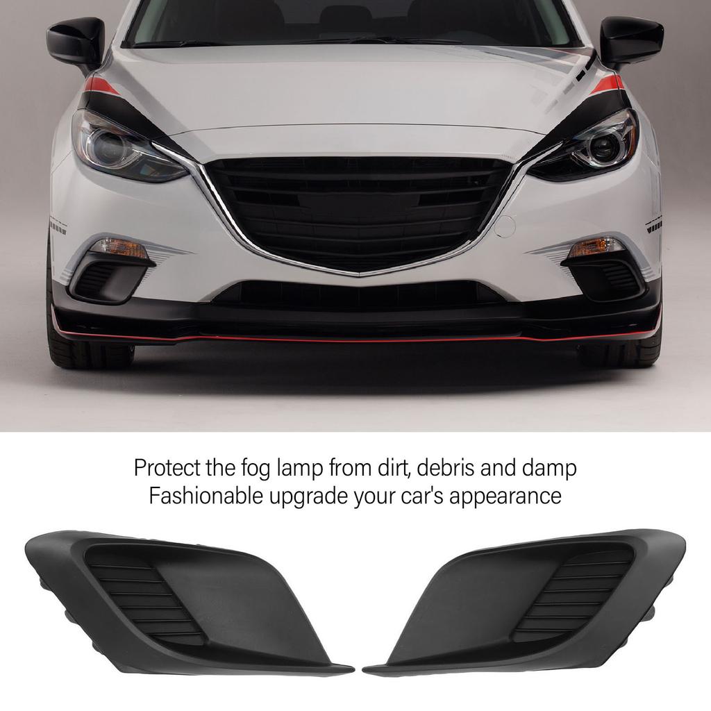 1 Pair Fog Light Cover MA1039122 Left Right Front Bumper Fog Lamp Frame Replacement for 3 Sport 2014-2016 BHN150C21A BHN150C11A