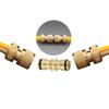 2 Way Garden Brass Hose Connector Joiner Coupler Watering Water Pipe Tap Male Water Pipe Repair Extension Joint 1PCS/2PCS