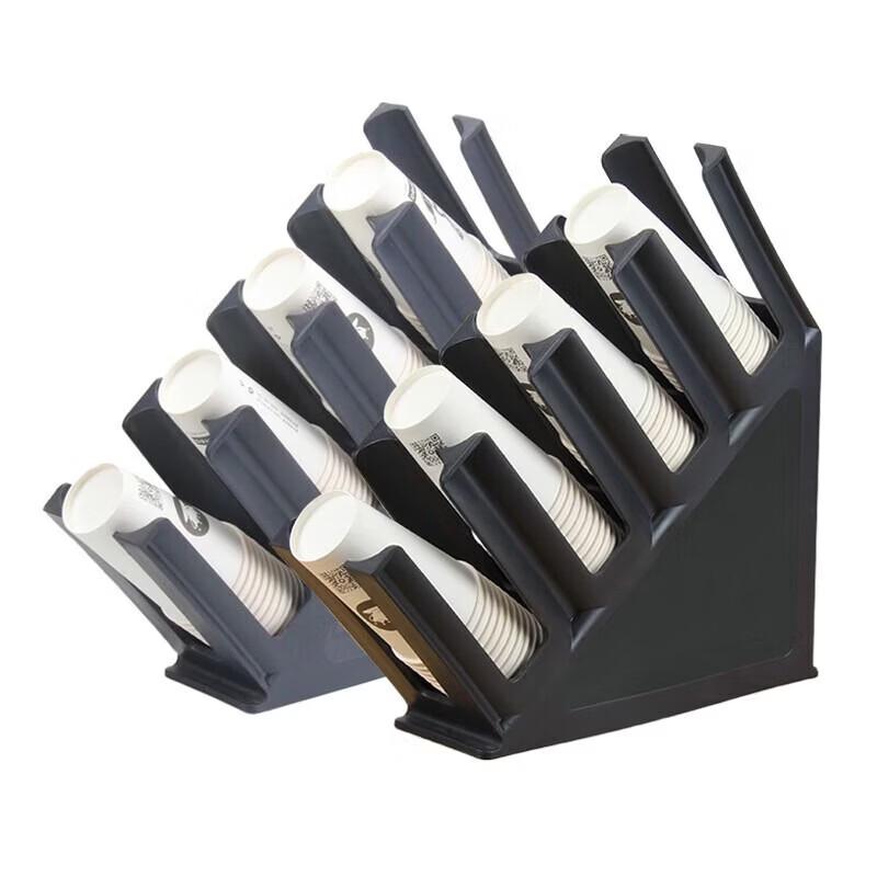 Multifunkční papírový dávkovač na kelímky se 4 přihrádkami