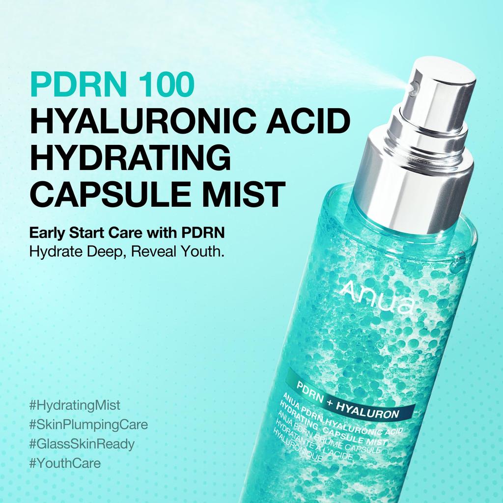 ANUA PDRN Hyaluronic Acid Hydrating Mist a moisturizing mist toner for dry and combination This product improves skin texture and improves skin 100ml,