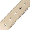 Great VERSACE Belt Medusa Motif Buckle Beige Calf Leather Mens Used