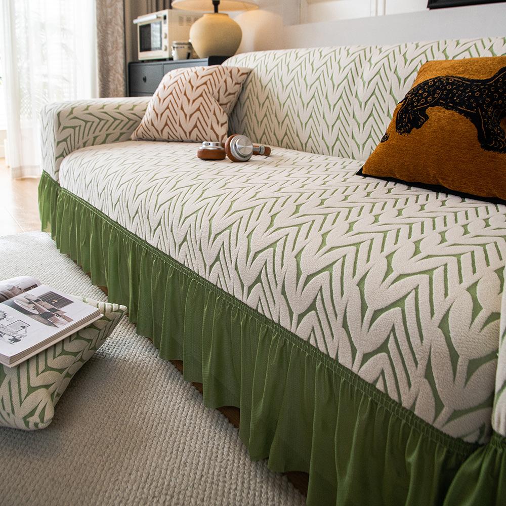

Skirt Anti-Cat Scratch Elastic Sofa Cover All-Inclusive Universal Cover New Four-Season Universal Sofa Cover 70*90cm