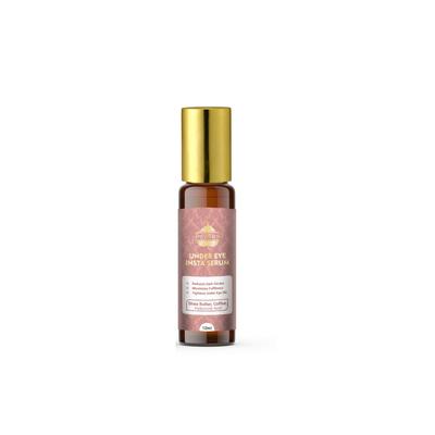 Pavitra+ Sérum Insta Roll-On Contour des Yeux avec Aloe Vera Bio, Beurre de Karité, Acide Hyaluronique, Caféine | Réduit les Cernes, les Poches, Raffermit la Peau