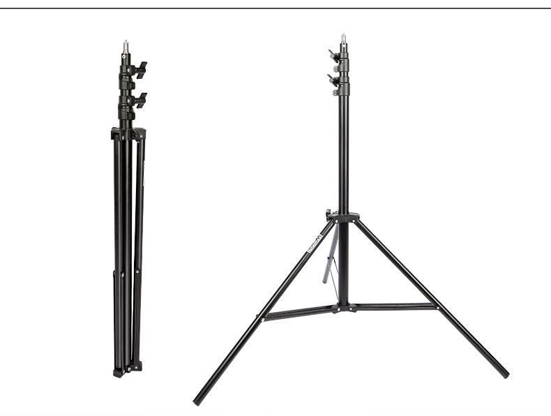 Studio Light 2.8m Outdoor Tripod Stand with Pneumatic Support for Photography