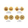 Year of the Horse Gold Lucky Cat Phone Sticker – 999 Pure Gold, Get Rich Charm, Small Gift