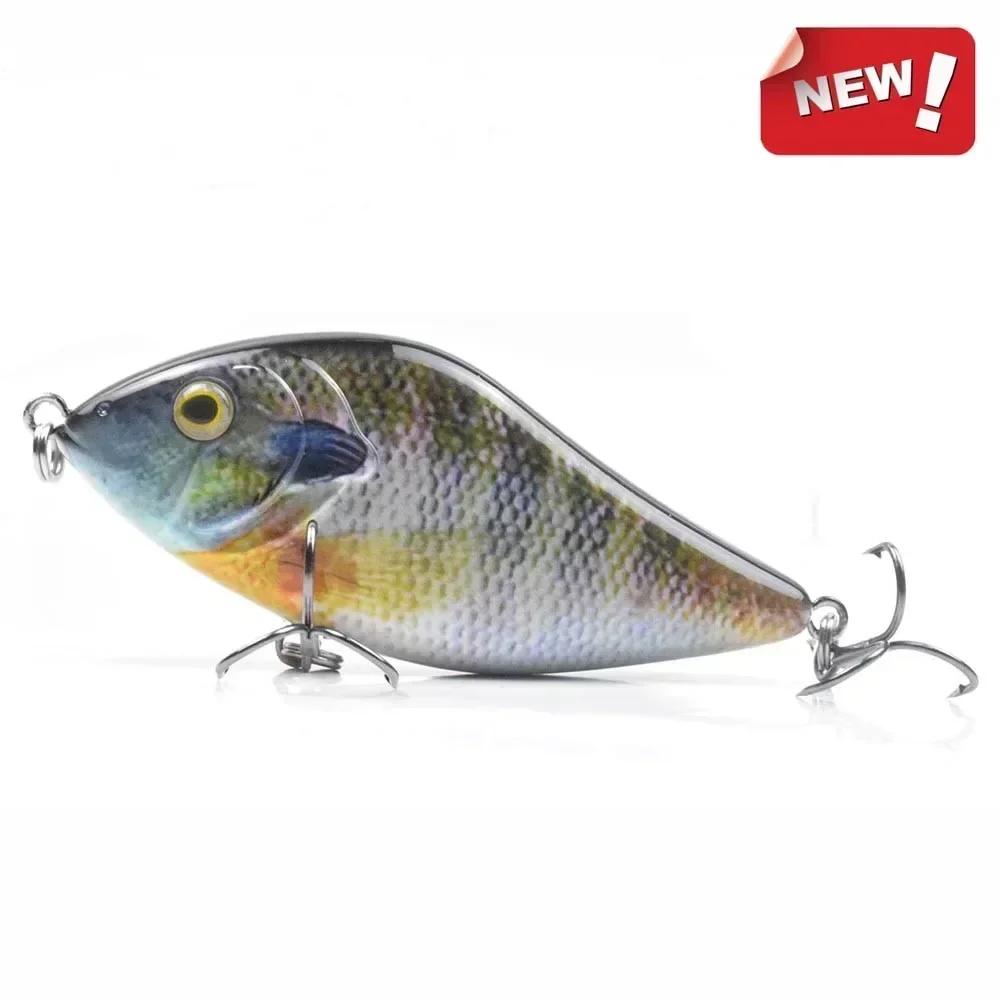 Slow Sinking Type with Rattling Beads Lure 10cm/7cm 45g/15.5g 3D Fish Eye Imitation Artificial Hard Bait Imitation Dogfish Lures