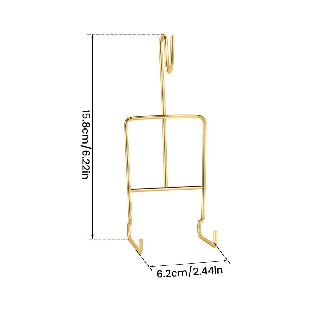 Tea Cup Holder Stand Vintage Metal Organizer Tea Cup and Saucer Holder Rack for Cabinet Shelf Living Room Afternoon Party Cafe