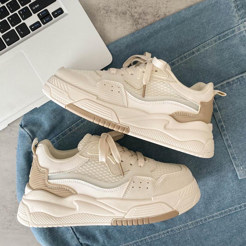 White Platform Shoes for Women Spring and Autumn Outdoor Sports Casual Sneakers Breathable Womens Shoes New Footwear Mujer