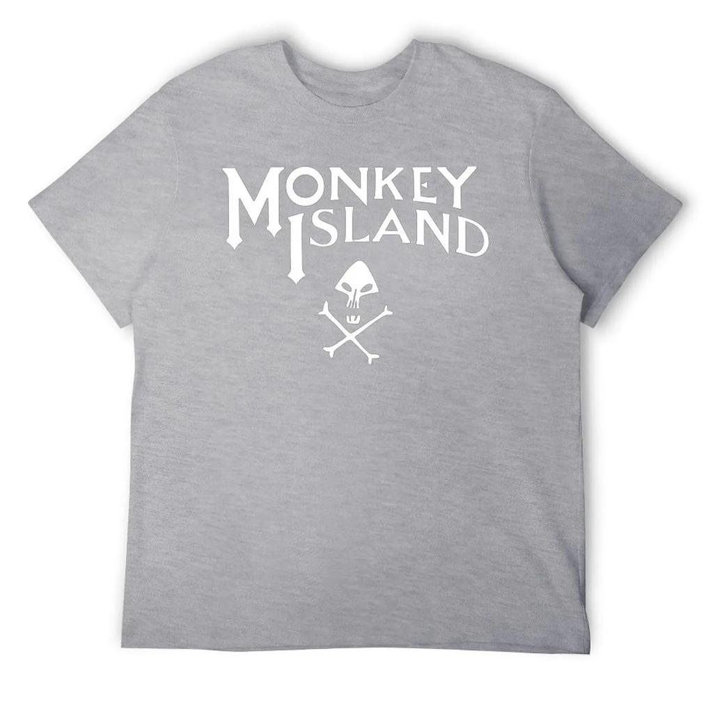 Monkey Island Classic Round Neck T-shirt Motion Tees Unique Funny Joke Fitness USA Size