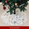 Creative Cartoon Print Christmas Tree Skirt - Festive Home & Party Decoration