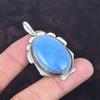Owyhee Blue Opal Pendant Beautiful Gemstone Pendant 925 Sterling Silver Pendant Handmade Jewelry Decent Pendant Gifts for Him Silver Jewelry