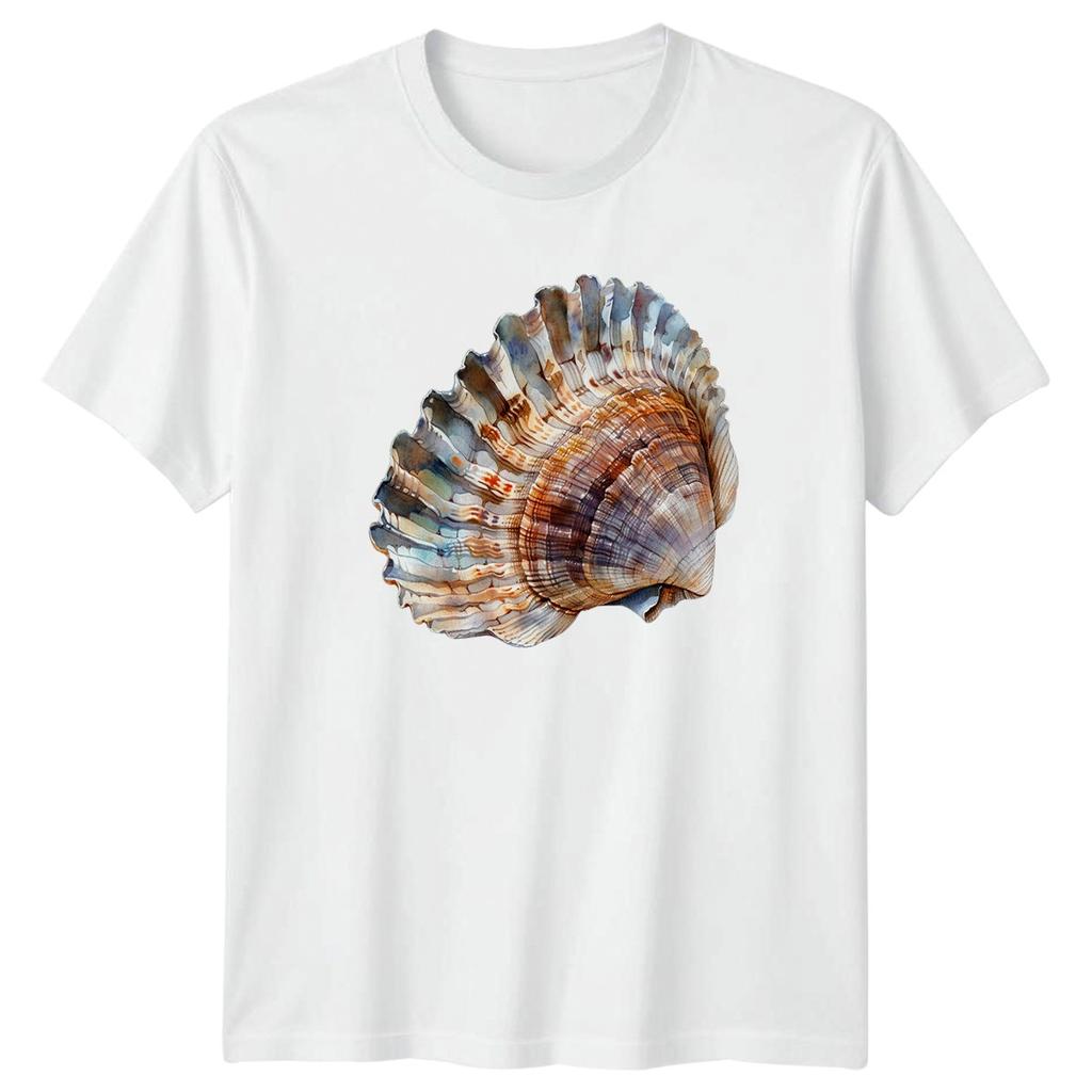 Seashell TShirt Marine Life Beach Gift For Him And Her