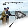 Foldable Fishing Net 1/2/3Pcs with Long Pole Handle Tool Design Multi-Functional Lightweight Portable Extendable Fish Landing Supplies