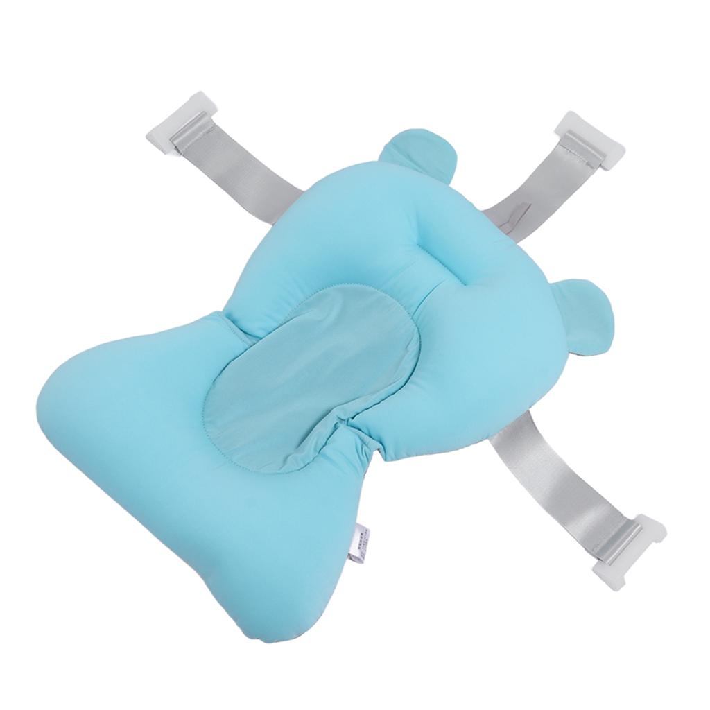 Soft Baby Bath Support Cushion Pad Cute Breathable Adjustable Newborn Bathtub Floating Pillow Mat