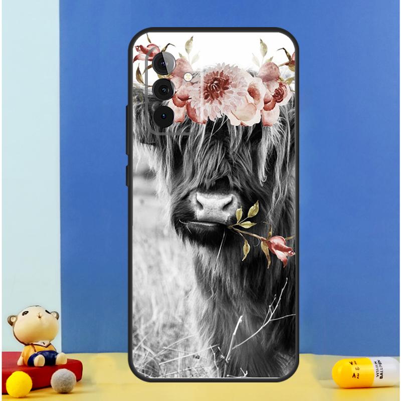 Süße Schottische Hochlandrind-Hülle Für Samsung Galaxy A56 A52 A53 A16 A26 A36 A55 A35 A15 A32 A12 A33 A13 A14 A34 A54 A17