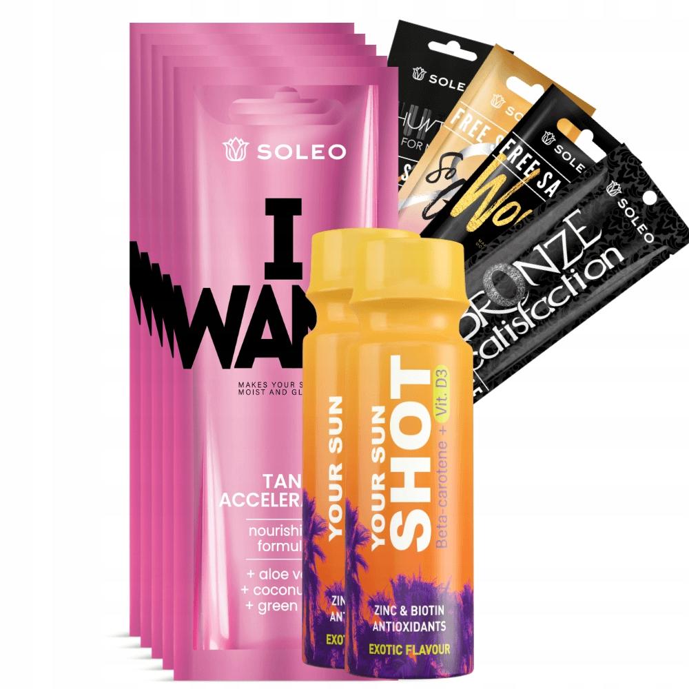 Soleo I Want 5x15ml Tanning Accelerator + Freebies
