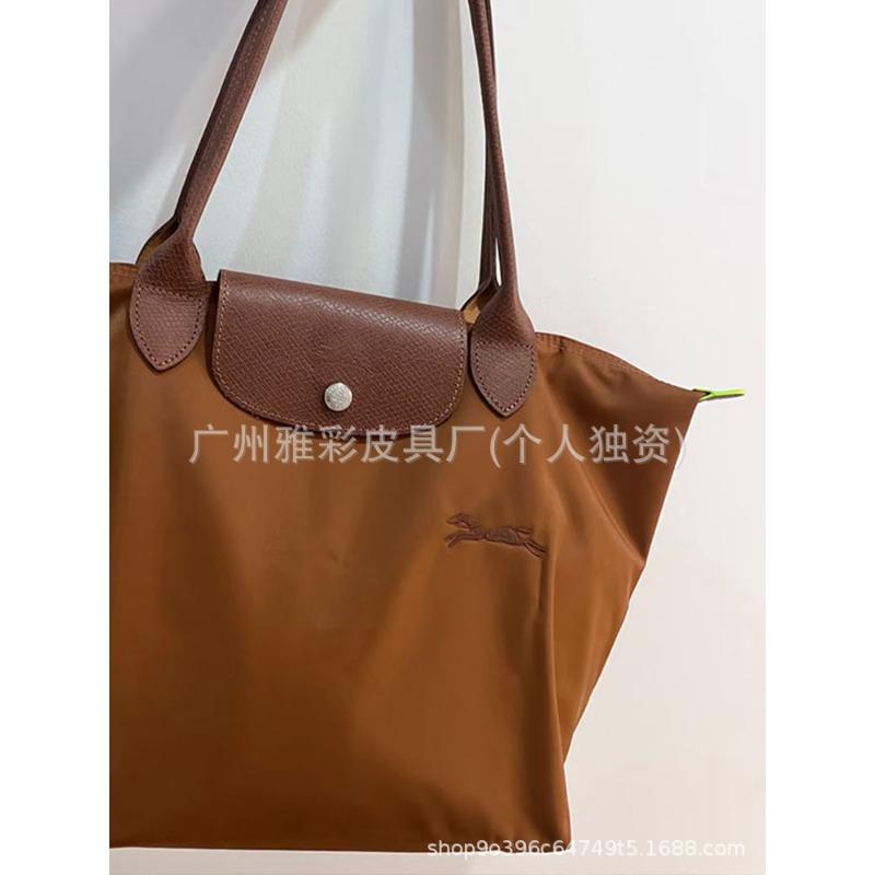 High Quality Dragon Inlaid Bag Week Commemorative Embroidered Dumpling Bag Nylon Handbag Large Capacity Shoulder Tote Bag