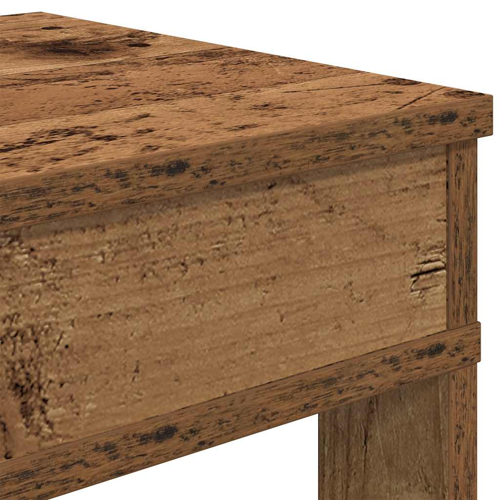 Shoe Rack Vintage Wood Look 60 x 30 x 98 cm Particleboard