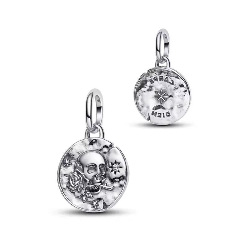 New 925 Silver Heart Bow Dog Palm Turtle Elephant Bead Pendant Charm for DIY Bracelet Jewelry