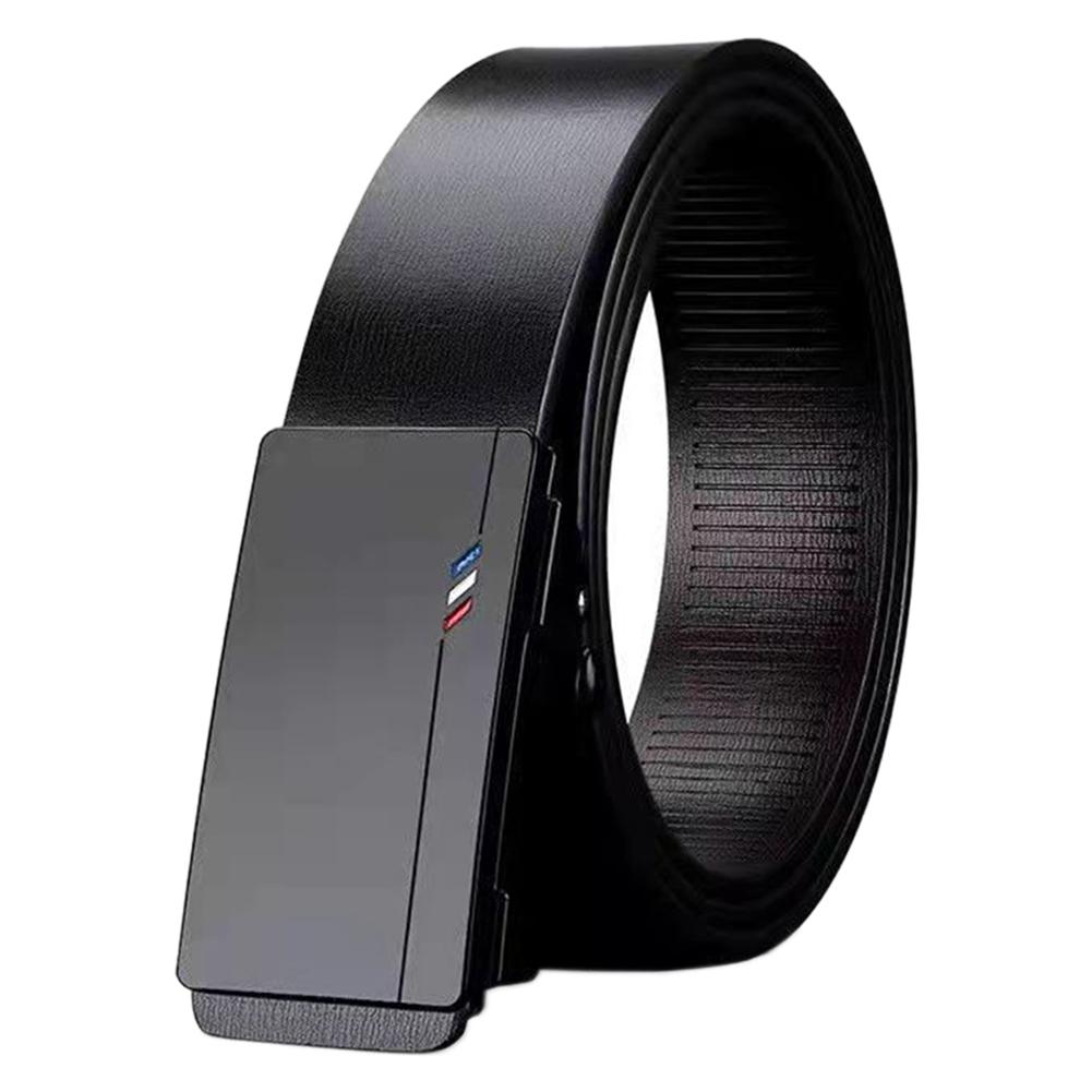 

Мужские ремни с автоматической пряжкой, натуральная искусственная кожа, высококачественные ремни для мужчин, кожаный ремень, повседневные ремни для джинсов