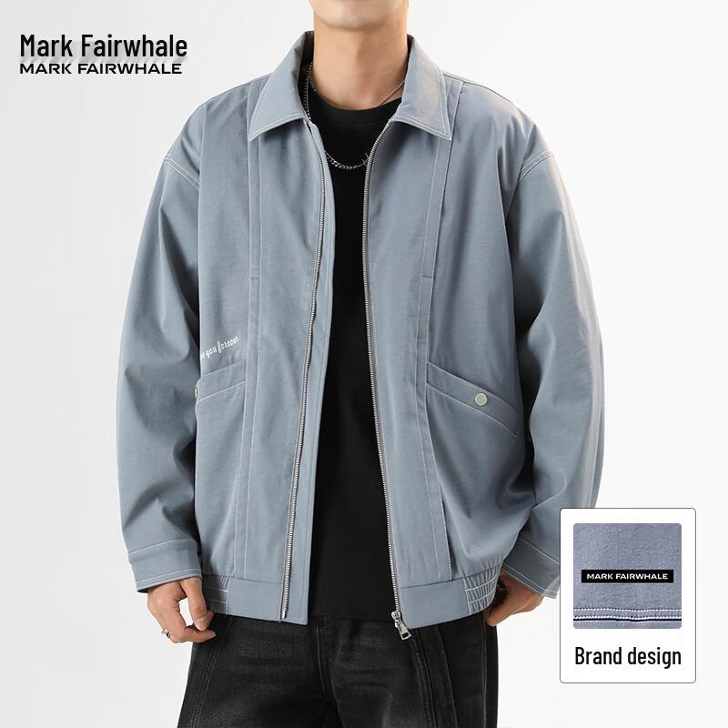 

Mark Fairwhale Men s Casual Lapel Jacket 3XL