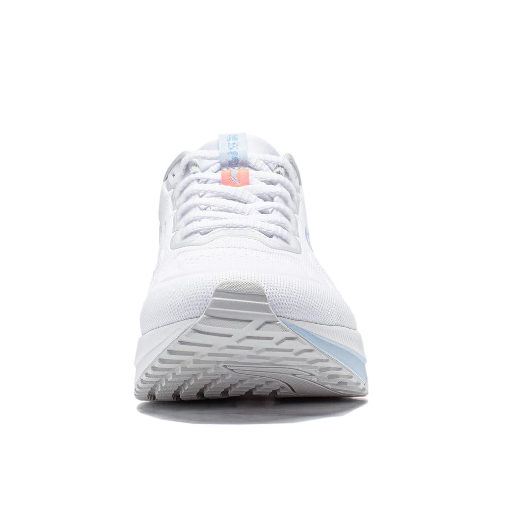 Li Ning YueYing 3.0 Cushioning Breathable Low top Casual Running Shoes Women's White Gray ARHU004-1
