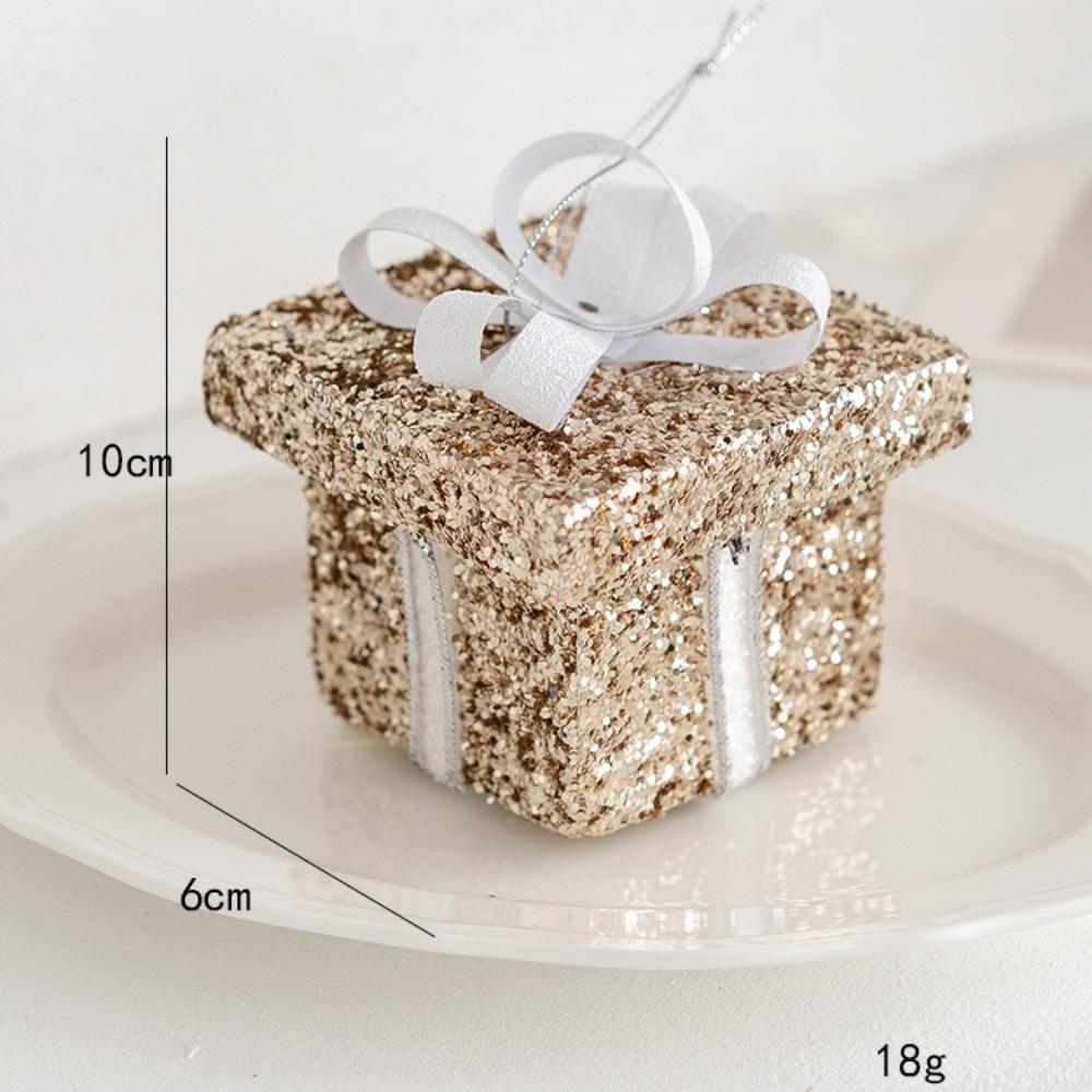 Durable Foams Christmas Tree Balls 8cm Sequin Christmas Decor Shiny Hanging Xmas Baubles Christmas Party Supplies