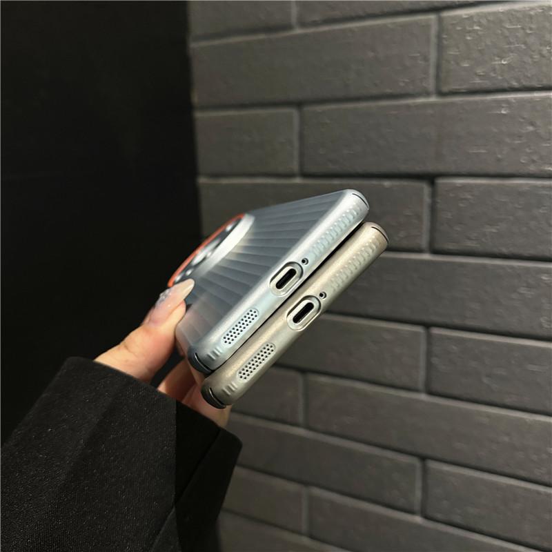 For Huawei Mate 60 Pro Plus Corrugated Grain Plating Metallic Paint Anti fingerprint PC Shockproof Anti-Slip Back Cover Case Shell