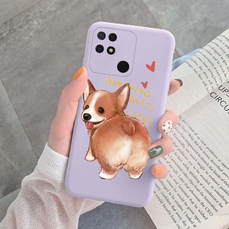 For Redmi 10C 10 C Back Cover Protective Case Soft Silicone Cute Cartoon Cat Frog Phone Case For Xiaomi Redmi 13C 14C 12C Coque