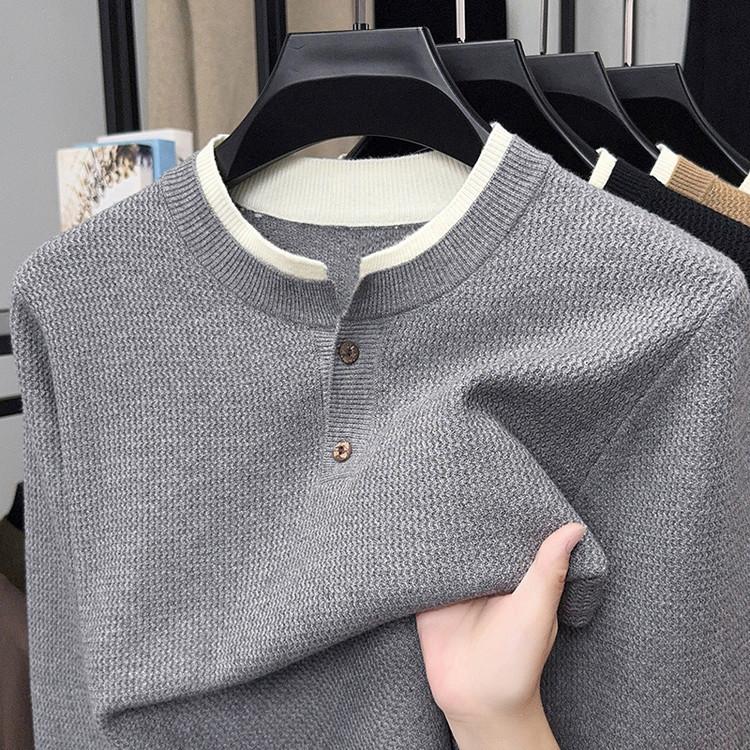Minimalist Casual Long Sleeve Men s Winter Loose Fit Versatile M