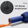 24/60/72 Bones Windproof Reinforced Fully Automatic Umbrella for Men Rain and Shine Sunshade UV Resistant Sun Large Parasol