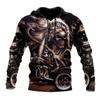 Men's Four Seasons Fashion 3D Printed Hoodie 3D Skull Print Men's Fashion Men's Horror Hoodie Top 2026 Ropa Barata