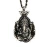 Original Thai Silber 925 Charm Elefant Buddha Statue Halskette herrschaftsstil Retro ethnischer Stil Anhänger Bankett Schmuck