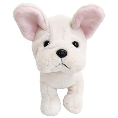 BESTEVER Premium Puppy Plush Sitting French Bulldog 53120 Toy, Cream,