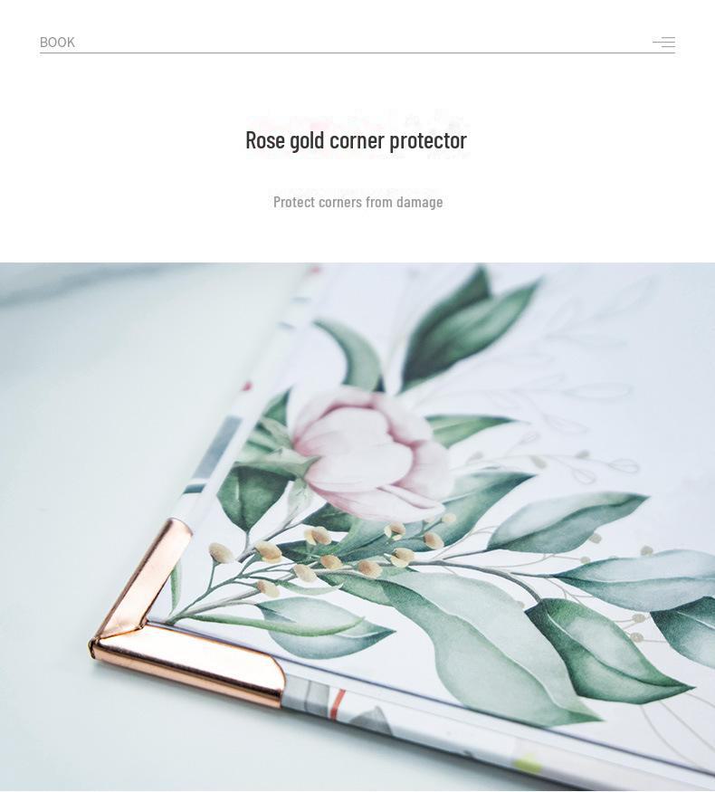 Hardcover Floral Wedding Planner - English Version