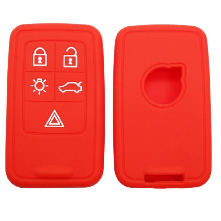 Ergonomic Silicone Key Fob Protector Shock Absorbing Design Non Slip Multi Color Option All Climate Resistance For Remotes