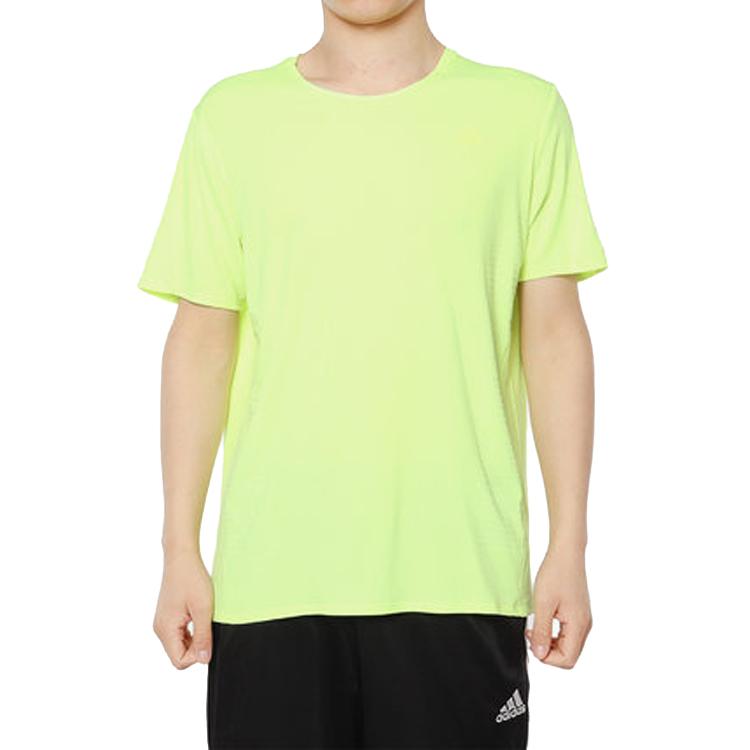 Men's T-Shirt Adidas T Shirt Men's Neon Yellow