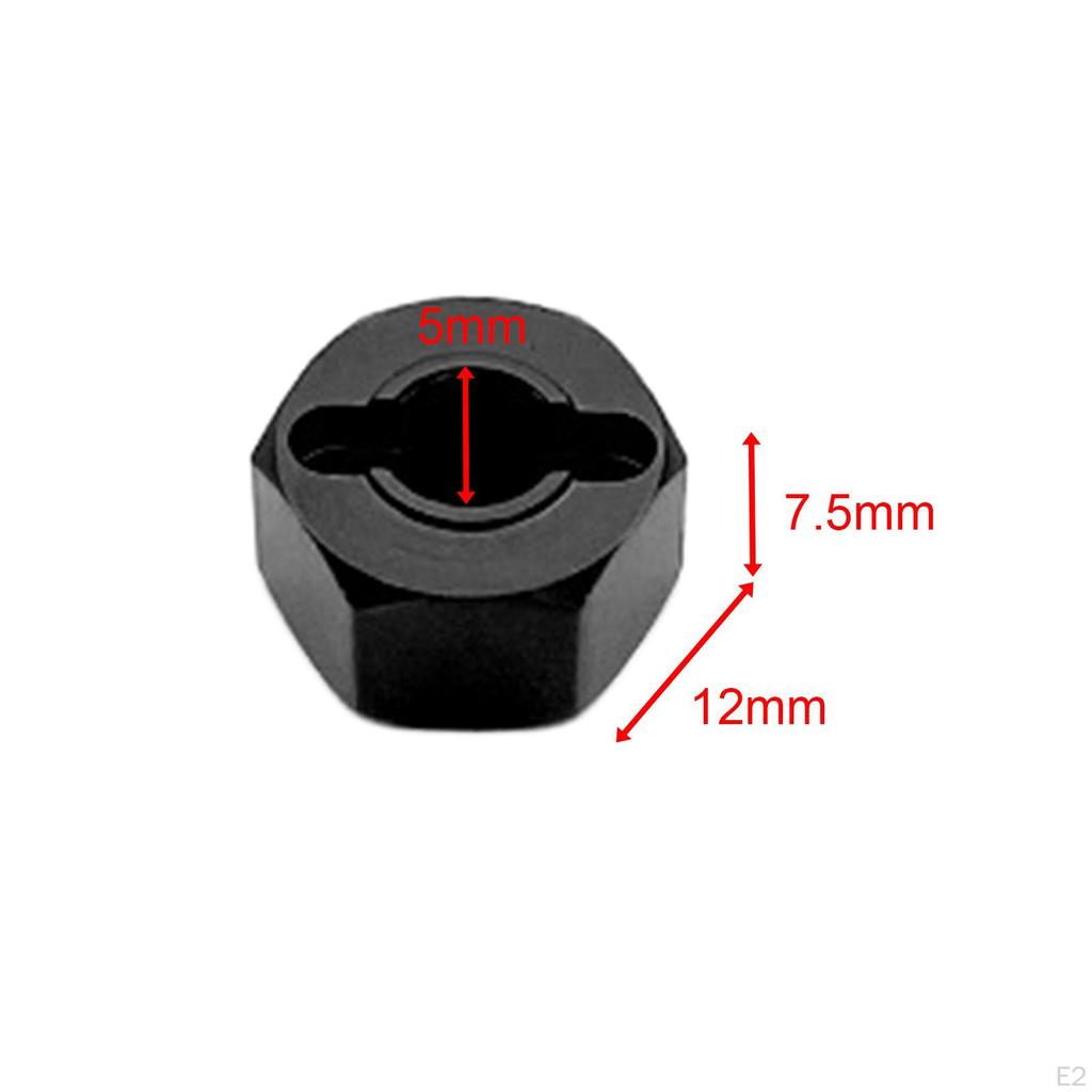 4 Pack of Hex Wheel Hubs for RC Car :16 Scale Including 16209